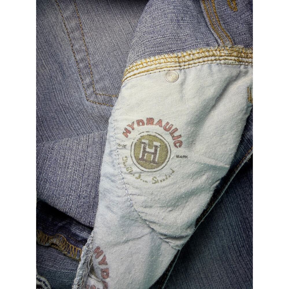 Vintage 1988 Hydraulic Low Rise Jeans Size 7/8 Boot Cut - Picture 5 of 6